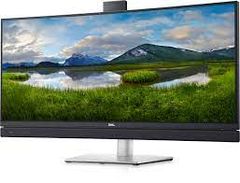  Màn Hình Máy Tính Dell C3422we 34 Inch Wqhd Ips Cong Usb Type C Webcam 