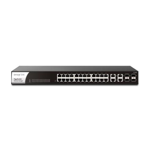 Managed Gigabit Switch Draytek 24 Port Vigorswitch G1282