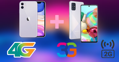 Cách chuyển đổi mạng 2G, 3G, 4G trên iPhone, Android đơn giản