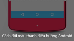  Đổi màu nền thanh điều hướng trên Vivo V7 