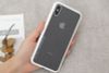 Ốp lưng iPhone XS Max Nhựa cứng viền dẻo Glass simple II JM trắng