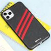 Ốp lưng iPhone 11 Pro Max Nhựa dẻo UV CKM490 Adidas Đen