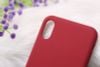 Ốp lưng iPhone Xs Max nhựa dẻo LIQUID SILICONE B JM Đỏ đô