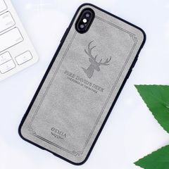  Ốp lưng iPhone XS Max nhựa dẻo Deer OSMIA Xám 