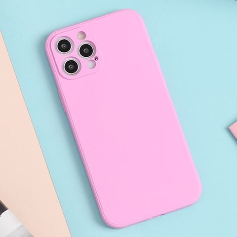 Ốp lưng iPhone 12 Pro Max nhựa dẻo Silicone OSMIA Tím nhạt