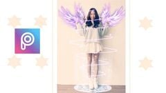  Cách ghép cánh thiên thần vào ảnh bằng PicsArt cực đẹp trên điện thoại 