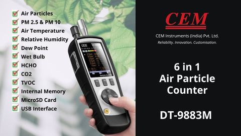 Máy đếm hạt tiểu phân CEM DT-9883M