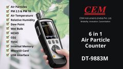  Máy đếm hạt tiểu phân CEM DT-9883M 