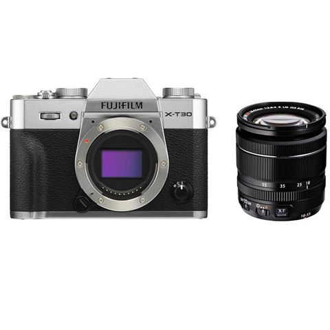 Máy Ảnh Fujifilm X-T30 Kit Xf18-55 F2.8-4 R Lm Ois (Bạc)