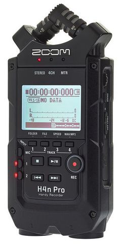 Máy Ghi Âm Zoom H4n Pro Black