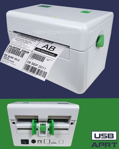 Máy in mã vạch APRT D40 (USB)