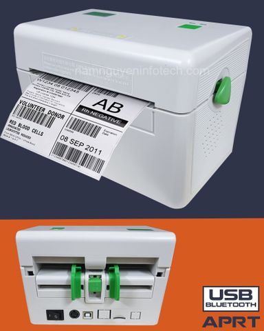 Máy in mã vạch APRT D40B (BLUETOOTH)