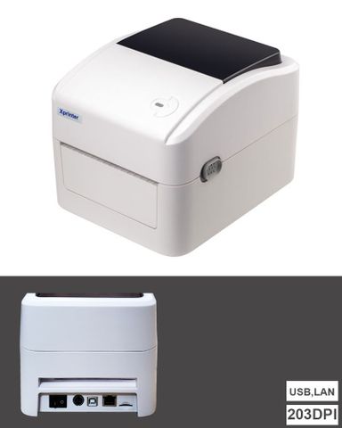 Máy in mã vạch Xprinter XP-420B (USB,LAN)