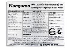  Máy lọc nước Kangaroo KG100HC (Imei) 