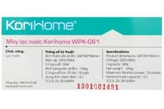  Máy lọc nước KoriHome WPK-G61 (Imei) 