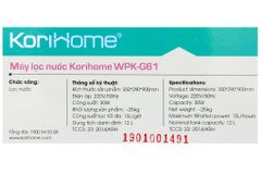  Máy lọc nước KoriHome WPK-G61 (Imei) 