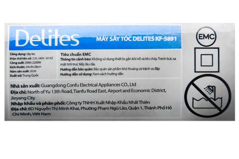 Máy sấy tóc Delites KF-5891