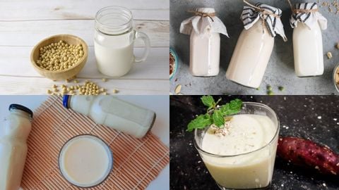 Tổng hợp 15 cách làm sữa hạt bằng máy xay sinh tố bổ dưỡng nhanh chóng