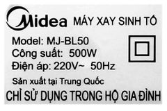  Máy xay sinh tố Midea MJ-BL50 