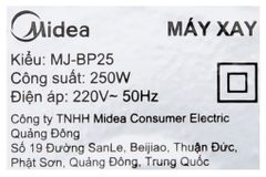  Máy xay sinh tố Midea MJ-BP25 