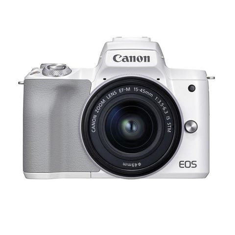 Máy Ảnh Canon Eos M50 Mark Ii Kit Ef-m15-45mm F3.5-6.3 Is Stm/ Trắng