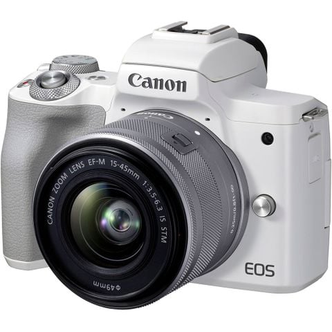 Máy Ảnh Canon M50 Mark Ii + 15-45mm (Màu Trắng)
