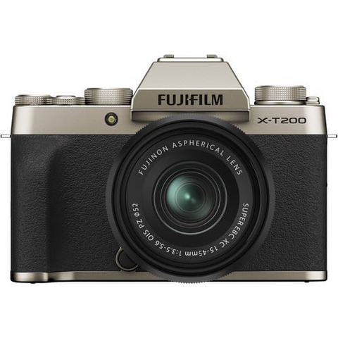 Máy Ảnh Fujifilm X-t200 15-45 (Gold)