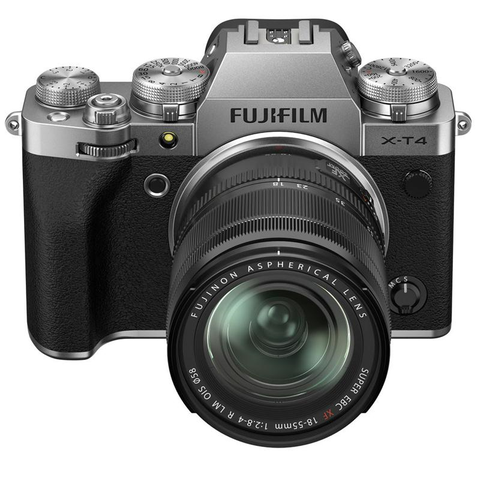 Máy Ảnh Fujifilm X-t4 Kit Xf18-55mm F2.8-4 R Lm Ois/ Bạc