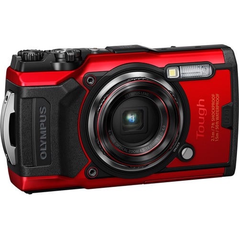 Máy Ảnh Olympus Tough Tg6 (Đỏ)