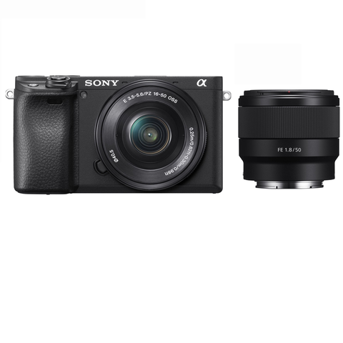 Máy Ảnh Sony Alpha Ilce-6400l/ A6400 Kit 16-50mm + Fe 50mm