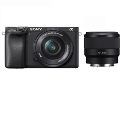  Máy Ảnh Sony Alpha Ilce-6400l/ A6400 Kit 16-50mm + Fe 50mm 