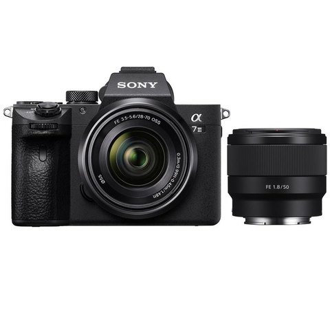 Máy Ảnh Sony Alpha Ilce-7m3k/ A7m3 Kit Fe 28-70mm + Fe 50mm