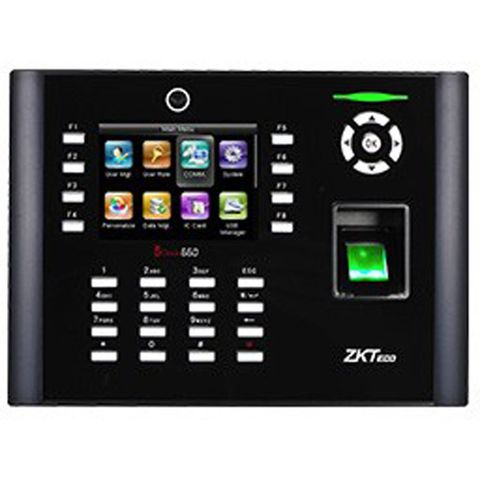 Máy Chấm Công Vân Tay Và Thẻ Zkteco Iclock 660