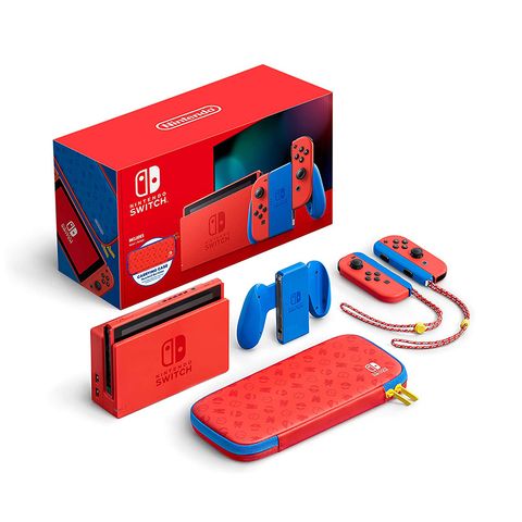 Máy Chơi Game Nintendo Switch Mario Red & Blue Edition