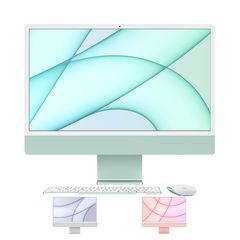  Máy Tính Apple Imac M1 8-core Cpu (Bạc/xanh Lá/hồng) 