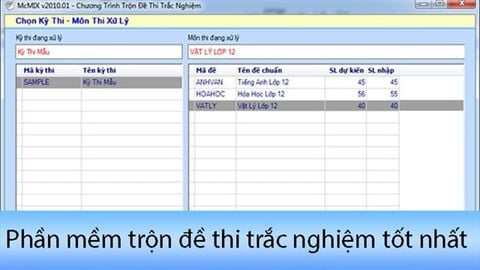 4 phần mềm trộn đề trắc ngiệm tốt nhất hiện nay