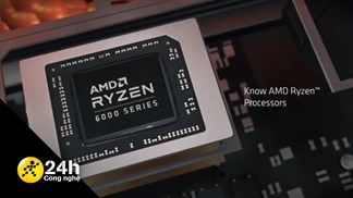 [CES 2022] AMD công bố CPU Ryzen 6000 Mobile series cho laptop với tốc độ xử lý nhanh hơn 1.3 lần, pin lên đến 24 giờ