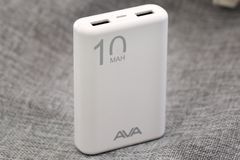  Pin sạc dự phòng Polymer 10000mAh AVA PJ JP191 Xám 