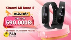  Ưu đãi bất ngờ: Xiaomi Mi Band 5 đang được sale sốc hết cỡ, giá siêu hời chỉ 590K, nhanh tay sở hữu ngay nào bạn ơi 