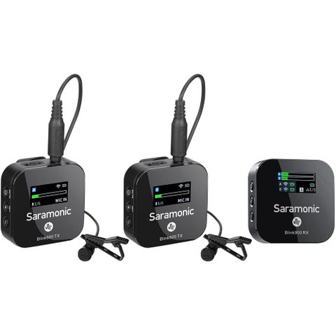 Micro Không Dây Saramonic Blink900 B2 ( 2 Phát - 1 Thu )