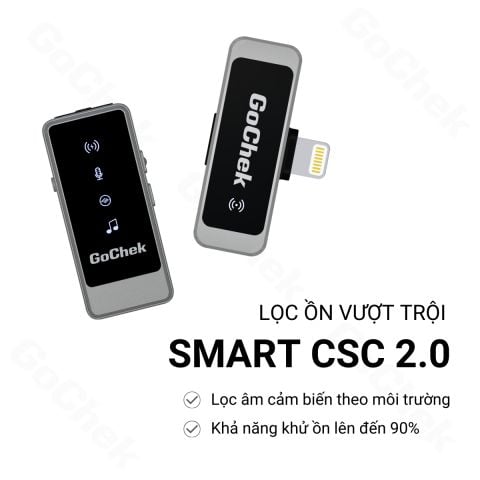Micro thu âm không dây GoChek Ultra S24