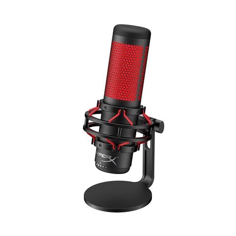 Microphone Kingston Hyperx Quadcast Gaming Black Red - Hx-micqc-bk