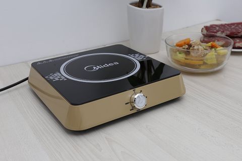 Bếp điện từ Midea MI-K1917EF(G) đen vàng