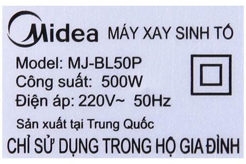 Máy xay sinh tố Midea MJ-BL50P
