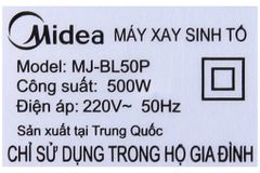  Máy xay sinh tố Midea MJ-BL50P 