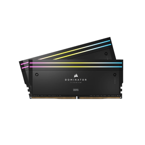 RAM Corsair Dominator Titanium Black 64GB (2x32GB) RGB 6000 DDR5 (CMP64GX5M2B6000C30)