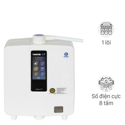 Máy lọc nước điện giải ion kiềm Kangen LeveLuk K8 8 tấm điện cực