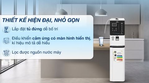 Máy lọc nước điện giải ion kiềm nóng nguội lạnh ROBOT IonKing 711X 6 lõi 7 tấm điện cực