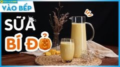  2 cách nấu sữa bí đỏ thơm ngon đầy dinh dưỡng cực dễ tại nhà 