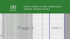  Cách bỏ, ngắt trang, chia 1 trang thành 2 trang trong Excel đơn giản 